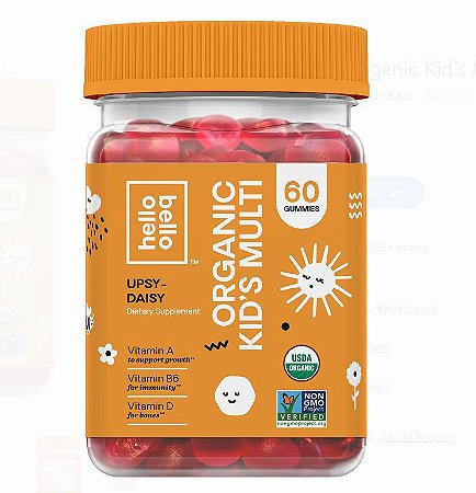 Hello Bello Organic Kid’s Multi Vitamin Gummy