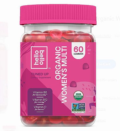 Hello Bello Organic Women’s Multi Vitamin Gummy