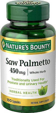Nature's Bounty Prostate Health Saw Palmetto 450 mg