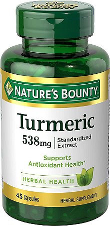 Natures Bounty Turmeric Herbal Supplement  538mg