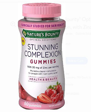 Nature's Bounty® Optimal Solutions Stunning Complexion with Zinc