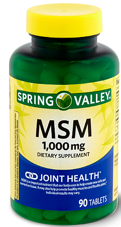 Spring Valley MSM Dietary Supplement, 1,000 mg