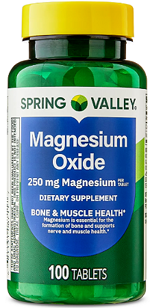 Spring Valley Magnesium Bone & Muscle Health Dietary Supplement Tablets, 250 mg