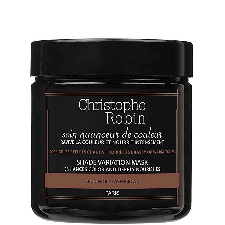 Christophe Robin Shade Variation Care Nutritive Mask with Temporary Coloring Ash Brown