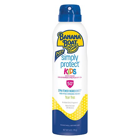 Banana Boat Simply Protect Kids Sunscreen Spray SPF 50+
