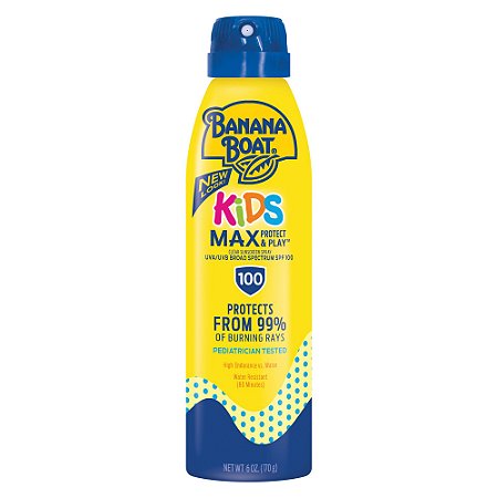 Banana Boat Kids Max Protect & Play Sunscreen C-Spray SPF 100