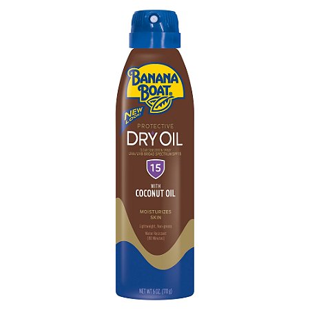 Banana Boat Dry Oil Clear Sunscreen Spray SPF 15