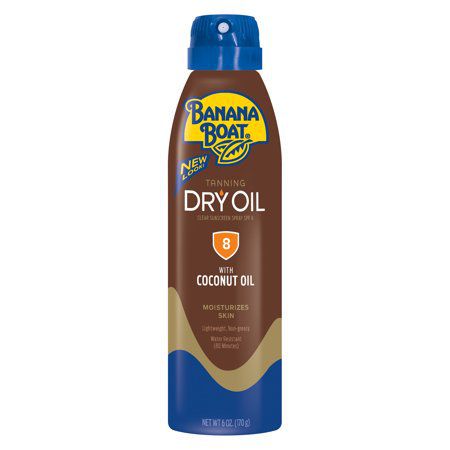 Banana Boat UltraMist Continuous Spray Sunscreen Dry Oil SPF 8