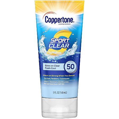 Coppertone Sport Clear Sunscreen Lotion SPF 50
