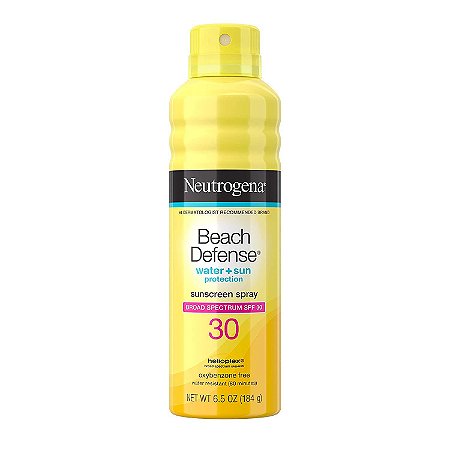Neutrogena Beach Defense Sunscreen Spray SPF 30 Water-Resistant Sunscreen Body Spray