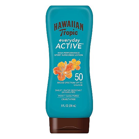 Hawaiian Tropic Island Sport Lotion Sunscreen - SPF 50