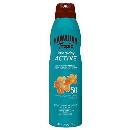 Hawaiian Tropic Island Sport Clear Spray Sunscreen - SPF 50
