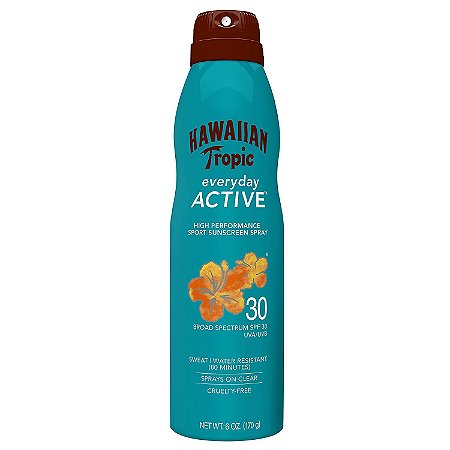 Hawaiian Tropic Island Sport Ultra Light Spray Sunscreen - SPF 30