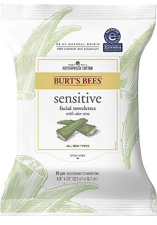 Burt's Bees Facial Cleansing Towelettes For Sensitive Skin