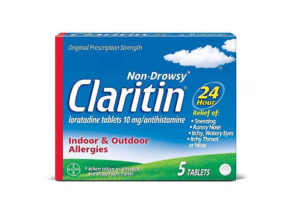 Claritin 24-Hour Non-Drowsy Allergy Relief Tablets - Loratadine