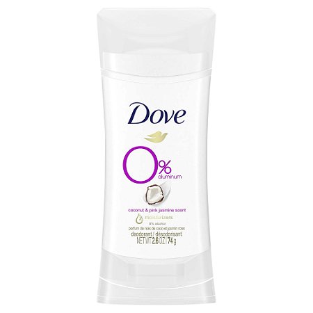 Dove Zero Aluminum Coconut & Pink Jasmine Deodorant