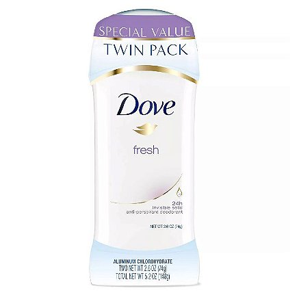 Dove Fresh Antiperspirant Deodorant Twin Pack