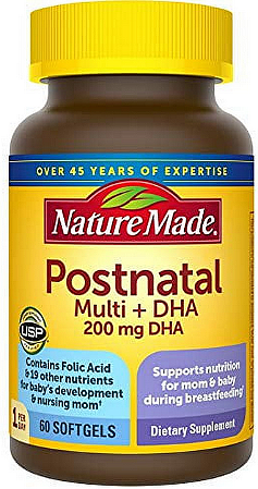 Nature Made Postnatal + DHA Softgels