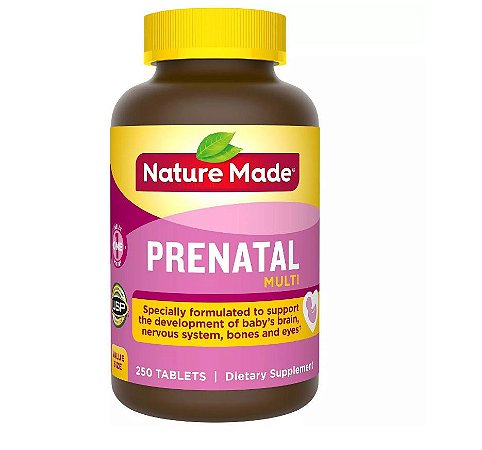 Nature Made Prenatal Multivitamin Dietary Supplement Tablets