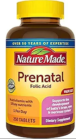 Nature Made Prenatal Multivitamin Dietary Supplement Tablets