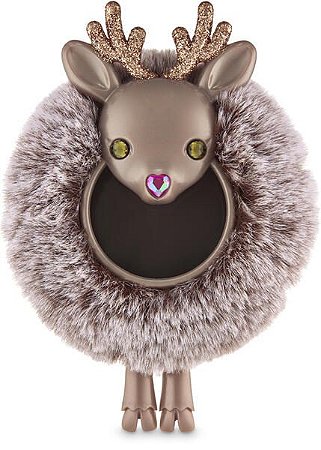 Fuzzy Reindeer Visor Clip  Scentportable Holder