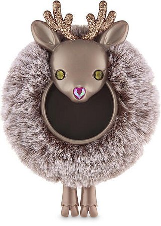 Fuzzy Reindeer Visor Clip  Scentportable Holder