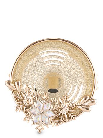 Gold Snowflake Vent Clip   Scentportable Holder