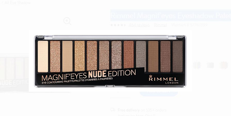 Rimmel Magnif'eyes Eyeshadow Palette Nude Edition