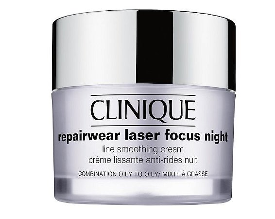 Clinique Repairwear Laser Focus Night Line Smoothing Cream for Combination Oily to Oily Skin