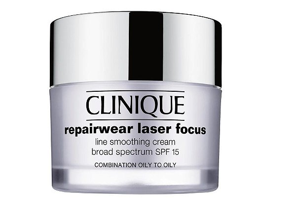 Clinique Repairwear Laser Focus Line Smoothing Cream Broad Spectrum SPF 15 for Combination Oily to Oily Skin