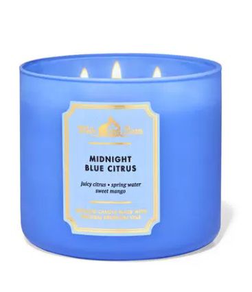 Midnight Blue Citrus 3-Wick Candle