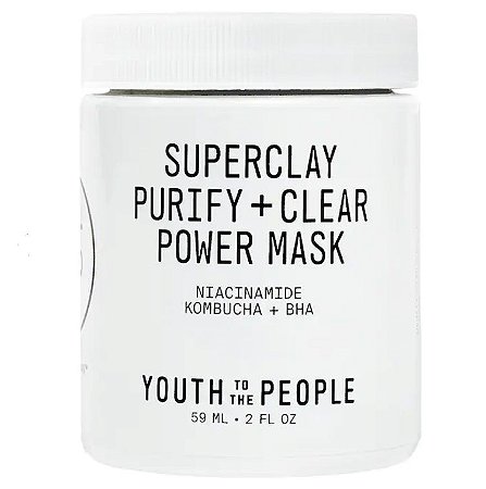 Youth To The People Superclay Purify + Clear Power Mask with Niacinamide