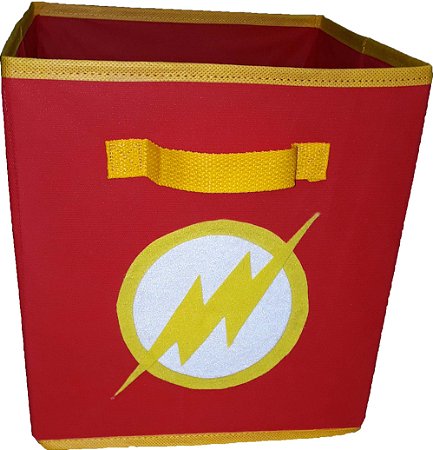 Caixa de Herois Flash Organizadora de Brinquedos