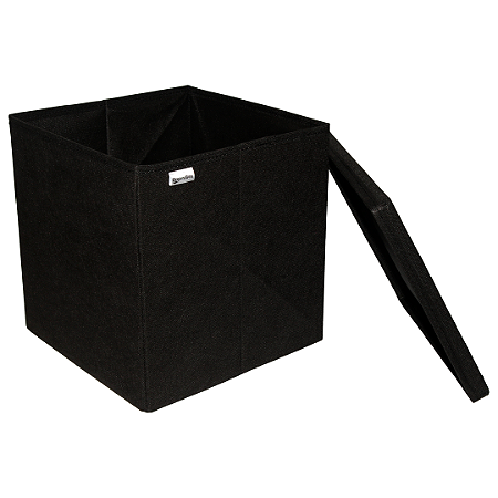 Caixa Grande para Presente Preta com Tampa Luxuosa 28X30X28
