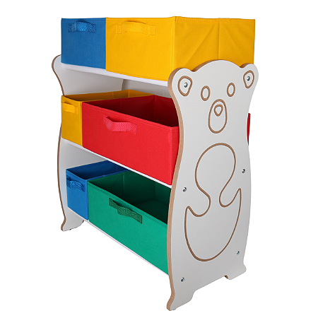 Organizador Infantil Médio Colorido Tematizado Ursinho