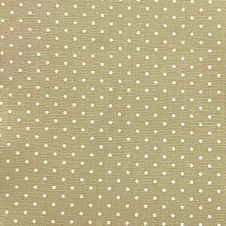 TECIDO 100% ALGODÃO MINI POÁ BEGE CLARO - PREÇO 0,50 X 1,50M