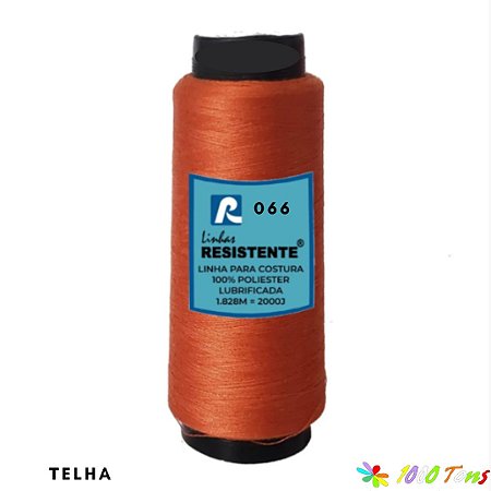 LINHA PARA COSTURA RESISTENTE 120/2000J 196 -TELHA