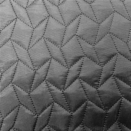 TECIDO MATELASSADO NYLON EMBORRACHADO PRETO QUILT 3D  - PREÇO DE 0,50 X 1,45