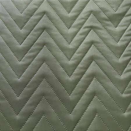 TECIDO MATELASSADO NYLON EMBORRACHADO VERDE MILITAR QUILT CHEVRON G    - PREÇO DE 0,50 X 1,45