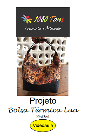 PROJETO BOLSA TÉRMICA LUA + VIDEO AULA NO FACEBOOK
