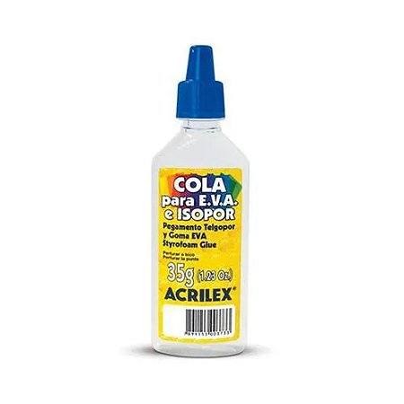 COLA TRANSPARENTE PARA EVA E ISOPOR ACRILEX 35g
