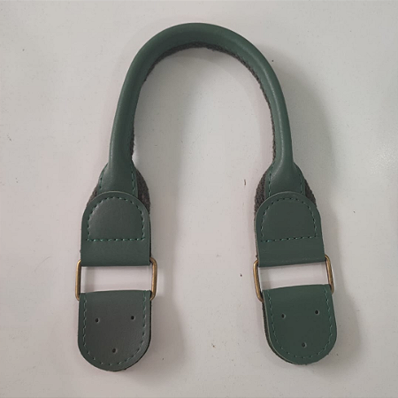 ALÇA FRANCESA MONTANA COM ALGODÃO 35CM- VERDE/OURO VELHO