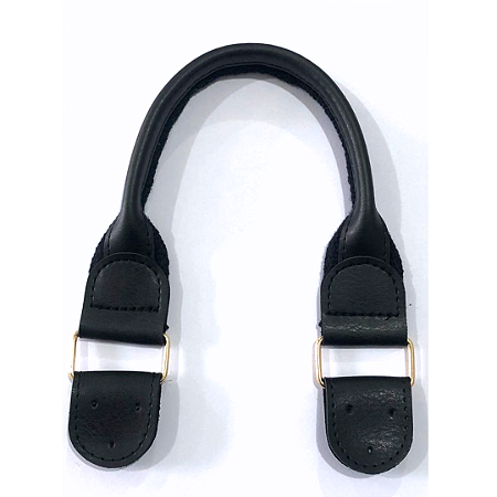 ALÇA FRANCESA MONTANA COM ALGODÃO 35CM- PRETO/DOURADO