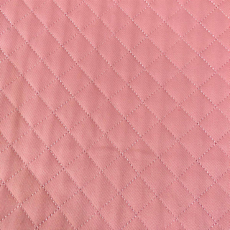 TECIDO MATELASSADO  SARJA RETO ROSA BEBE - PREÇO DE 0,50 X 1,50