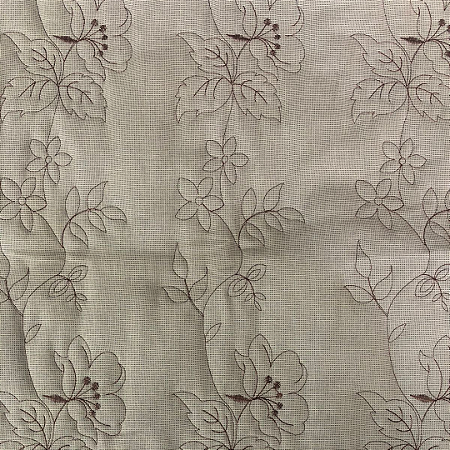 TECIDO MATELASSADO SARJA CAQUI BORDADO 1 - PREÇO DE 0,50 X 1,50