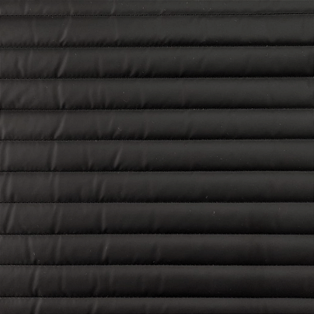 TECIDO MATELASSADO NYLON EMBORRACHADO PUFFER ESTRUTURADO PRETO - PREÇO DE 0,50 X 1,35