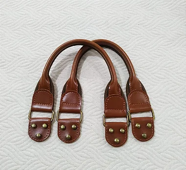 ALÇA FRANCESA MONTANA COM ALGODÃO 35CM- CAFÉ/PRATA
