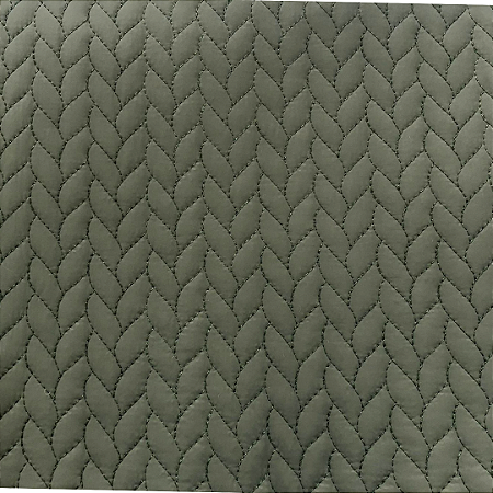 TECIDO MATELASSADO NYLON IMPERMEÁVEL VERDE MILITAR QUILT CORDAS - PREÇO DE 0,50 X 1,45