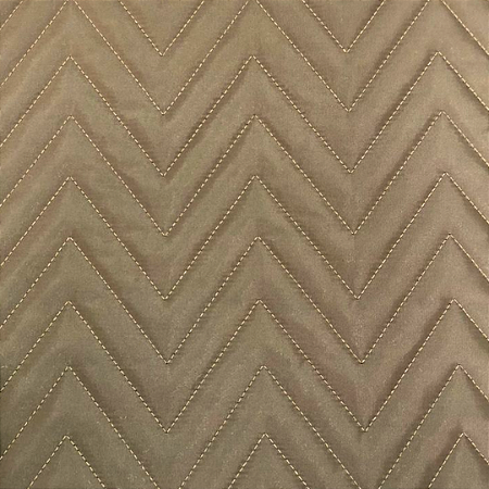 TECIDO MATELASSADO NYLON EMBORRACHADO CAQUI QUILT CHEVRON G  - PREÇO DE 0,50 X 1,45