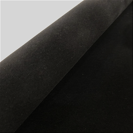 TECIDO SINTETICO CAMURÇÃO PRETO 0,50 X 1,40